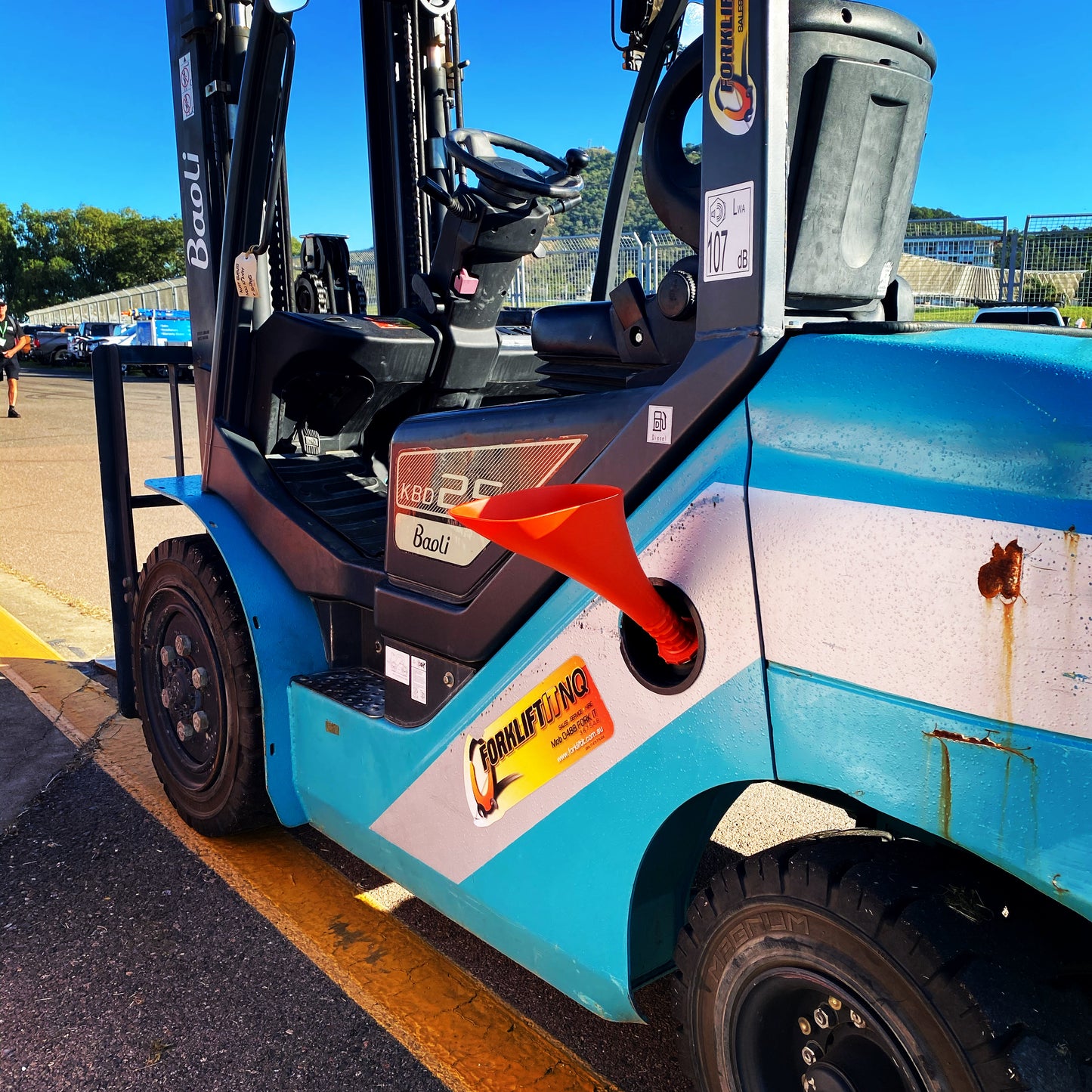 Hi-Vis Safety Pink Scrunnel $39.95+ Postage. All Fuel Funnels are the same whether Yellow Orange or Pink. Same Funnel, same Fit. Just Different Colours
