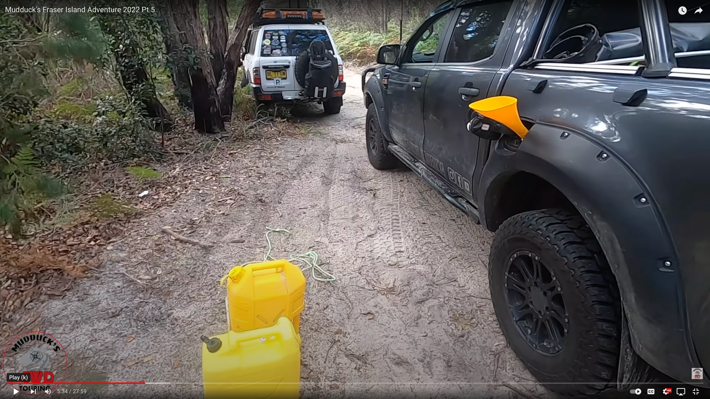 Diesel Yellow Scrunnel Funnel+ 20Litre PVC Air Tight Bag Combo.