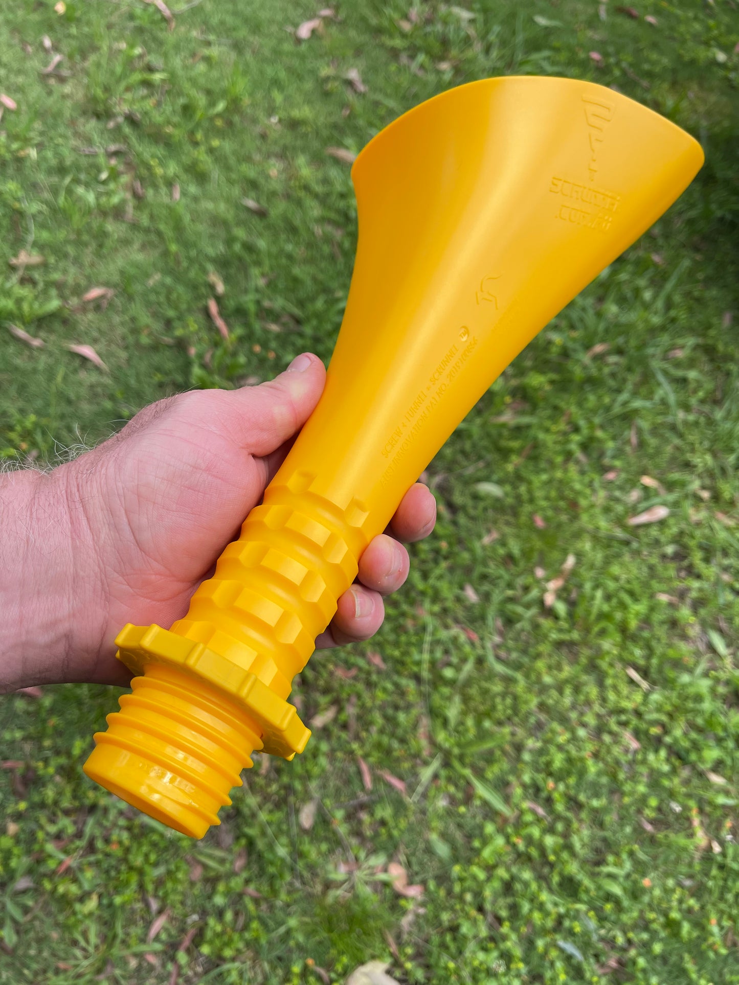 Diesel Yellow Scrunnel Funnel