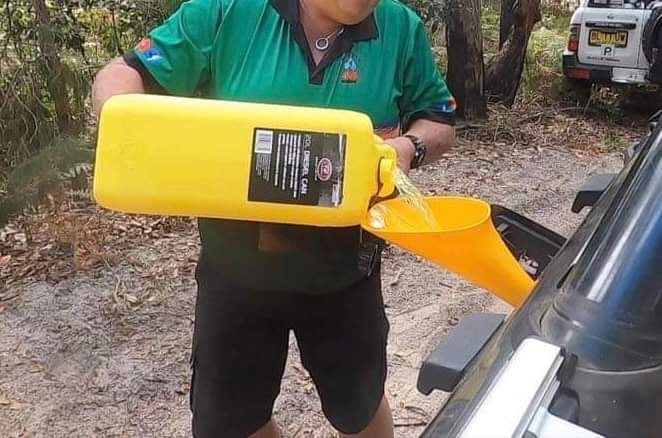 Safety Orange Scrunnel Funnel