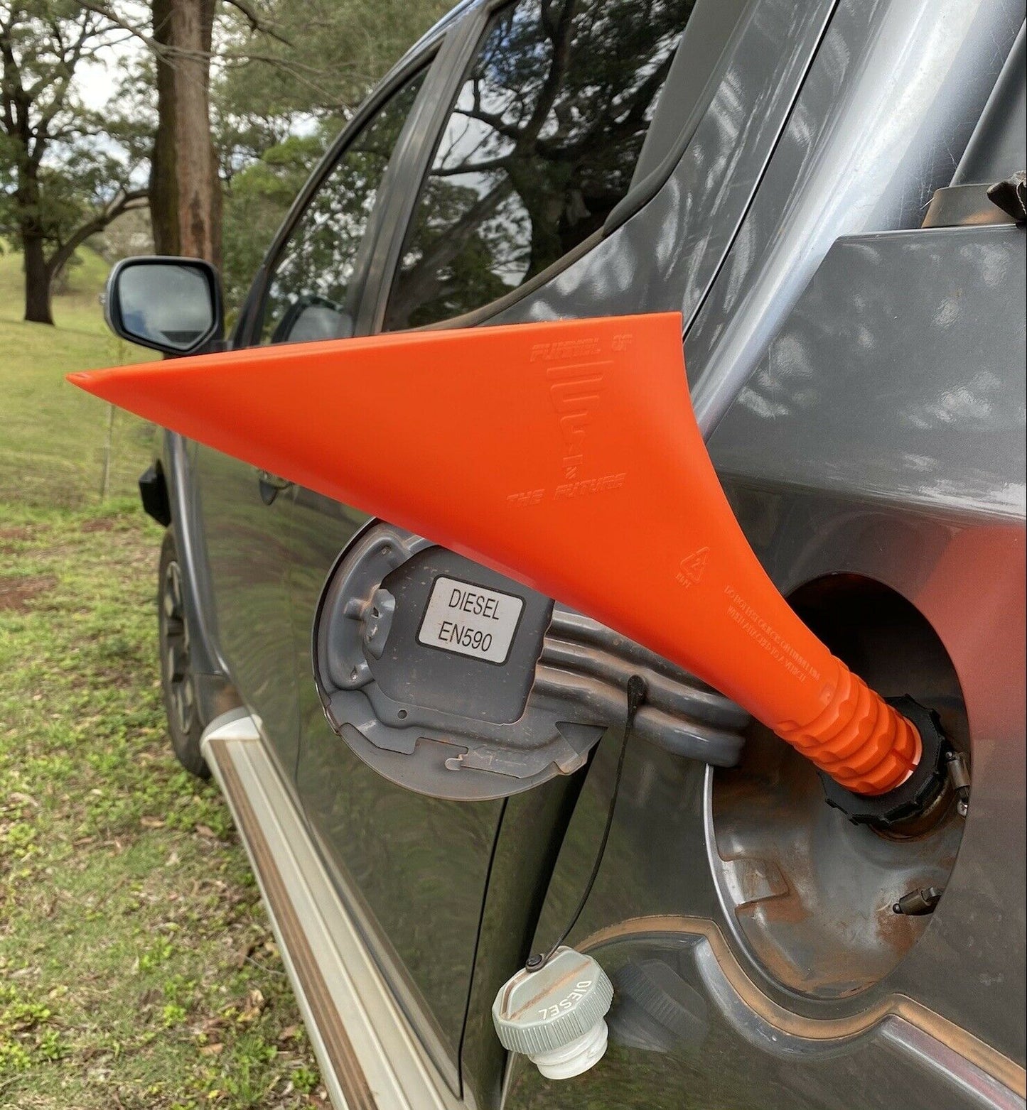 Safety Orange Scrunnel Funnel + 15L PVC Air /Water Tight Bag Combo